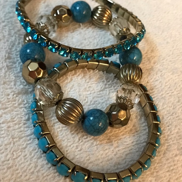 Assorted Blue Bangles — Set of 3
(Box #3) - Picture 2 of 3